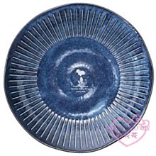 ♥小花花日本精品♥史努比藍墨餐盤 金正陶器靛藍系 圓盤 ~3