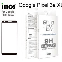 免運【iMOS】2.5D滿版9H強化玻璃保護貼 Google Pixel 3a XL (6 吋) 美商康寧