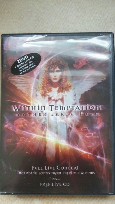 歐版 Within Temptation Mother Earth Tour 2DVD+1CD (DVD為PAL系統)