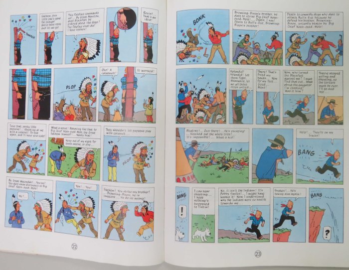 丁丁歷險記(英文版) Tintin in America《丁丁在美國》The Adventures of Tintin