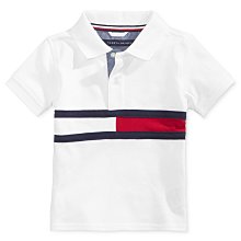 ☆【TH男生館】☆【TOMMY HILFIGER LOGO拼接POLO衫】☆【TOM003J3】青年版(L)