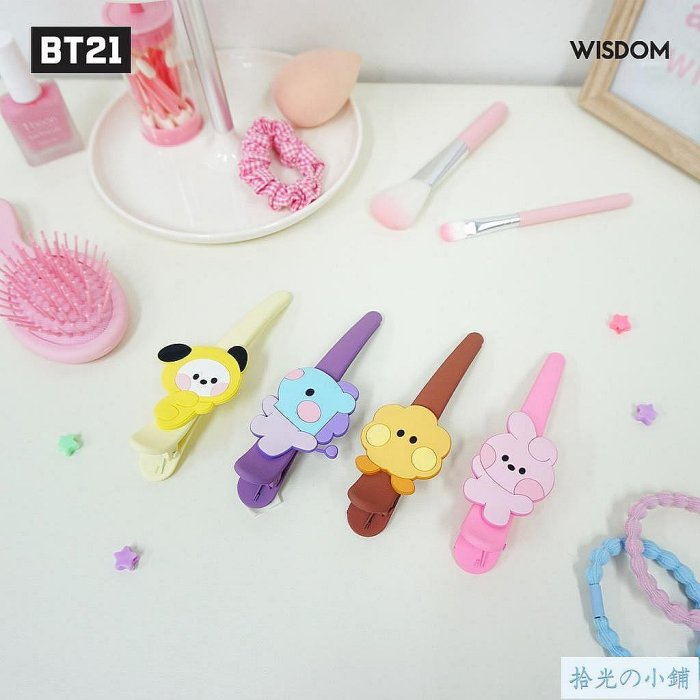 Bt21   BTS  迷你長髮夾髮夾【滿299出貨】