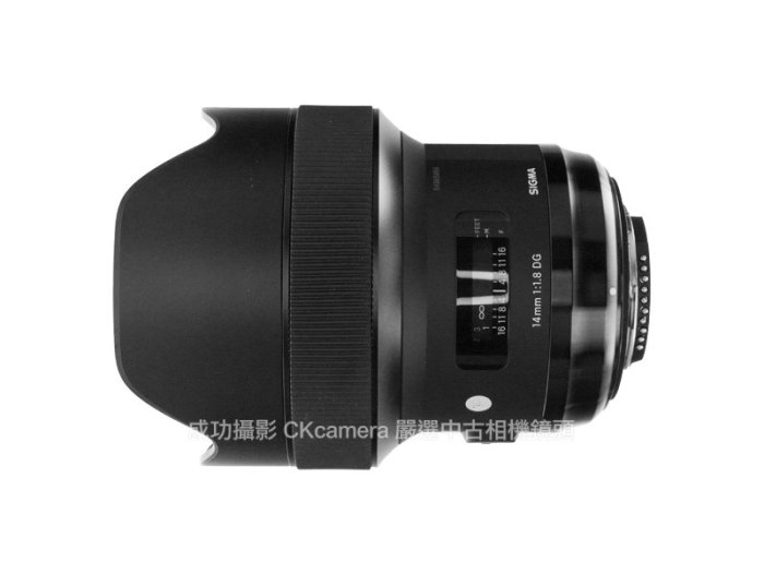 成功攝影  Sigma 14mm F1.8 DG HSM Art For Nikon 中古二手 高畫質 廣角定焦鏡 大光圈 星空 恆伸公司貨保固中