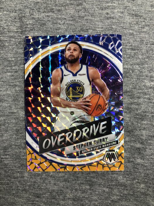 Stephen Curry 特卡 overdrive 馬賽克 勇士 2019-20 Mosaic