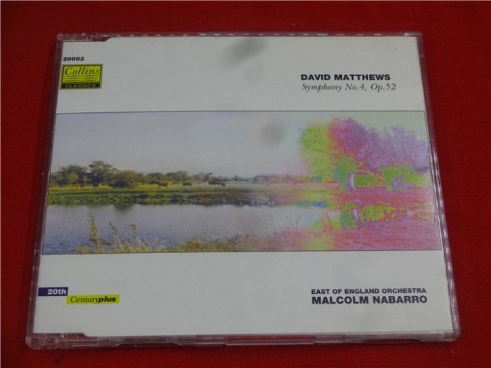 DAVID MATTHEWS SYMPHONY NO 4 Nabarro 歐* 也3678