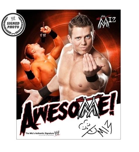 ☆阿Su倉庫☆WWE摔角 The Miz 8x10 Signed Photo MIZ親筆簽名珍藏款照片 限量熱賣特價中