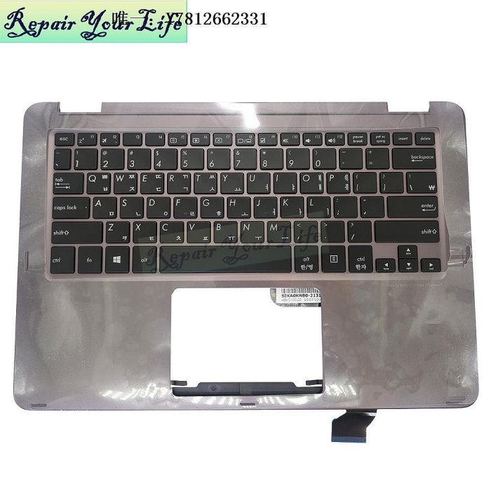 電腦零件華碩 ASUS ZenBook UX360CA TP360C 鍵盤 帶C殼 CF FS HE KR SW筆電配件