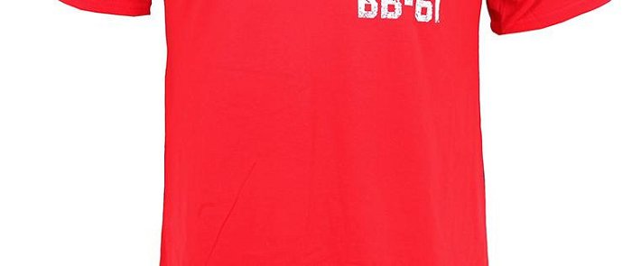 原品 衣阿華級戰列艦 The Big Stick 大屌 BB-61 T恤紅色夏裝短袖