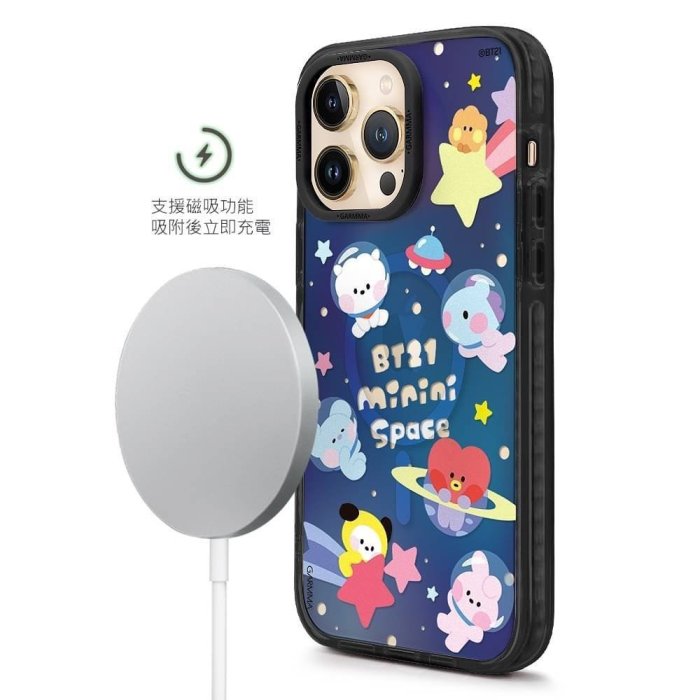 GARMMA BT21 宇宙明星 iPhone 14 Pro Max 磁吸款保護殼 軍規保護殼