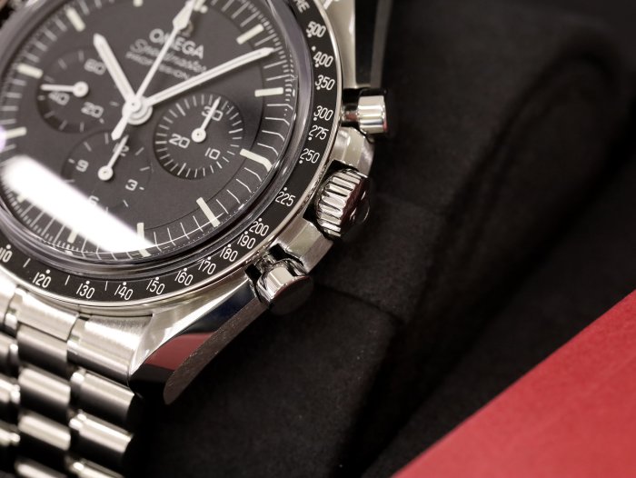 現貨 OMEGA 歐米茄 手錶 機械錶 42mm 3861 登月錶 黑面盤 31030425001002