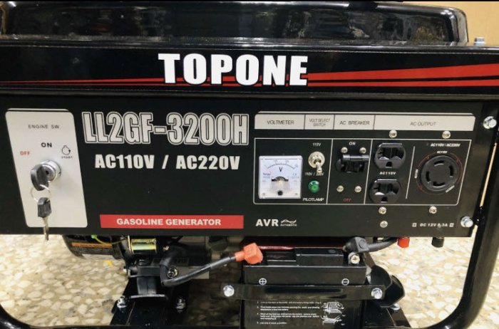 “工具醫院” TOPONE LL2GF-3200H 電啟動  四行程引擎 3200W 發電機  全新公司貨 momo 特力屋