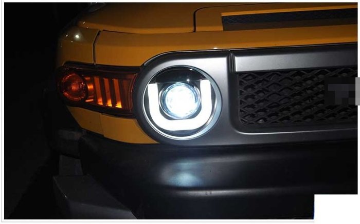 合豐源車燈 FJ CRUISER LED 大燈頭燈 魚眼 酷路澤 07 08 09 10 11 12 13 14 光圈