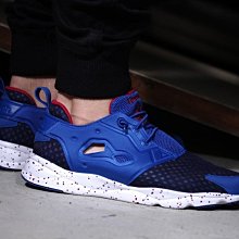 台灣未發限時特價現南◇ Reebok Furylite Trainers 寶藍紅 潑墨 慢跑鞋 網布 襪套 M48254