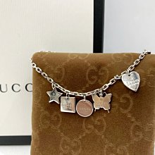 遠麗精品(板橋店) S0803 GUCCI 925銀經典蝴蝶系列手練