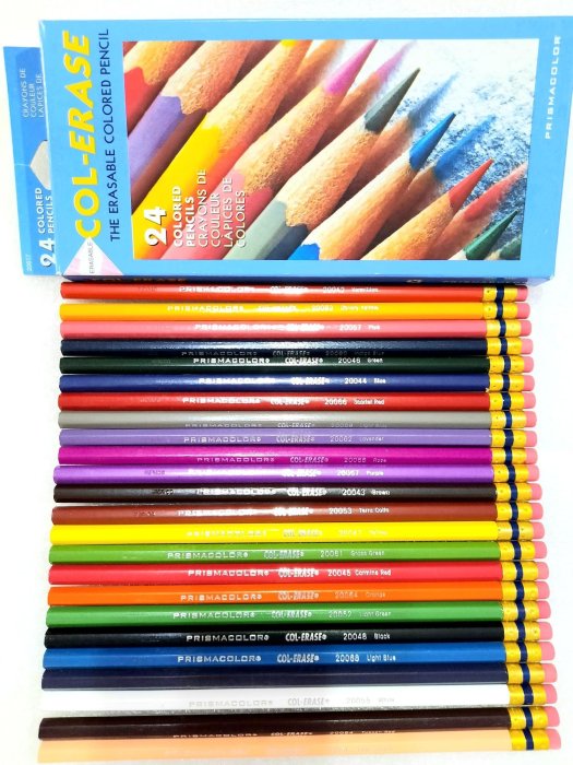 限時清倉回饋現貨24色Prismacolor Col-Erase可擦除彩色鉛筆| Yahoo奇摩拍賣