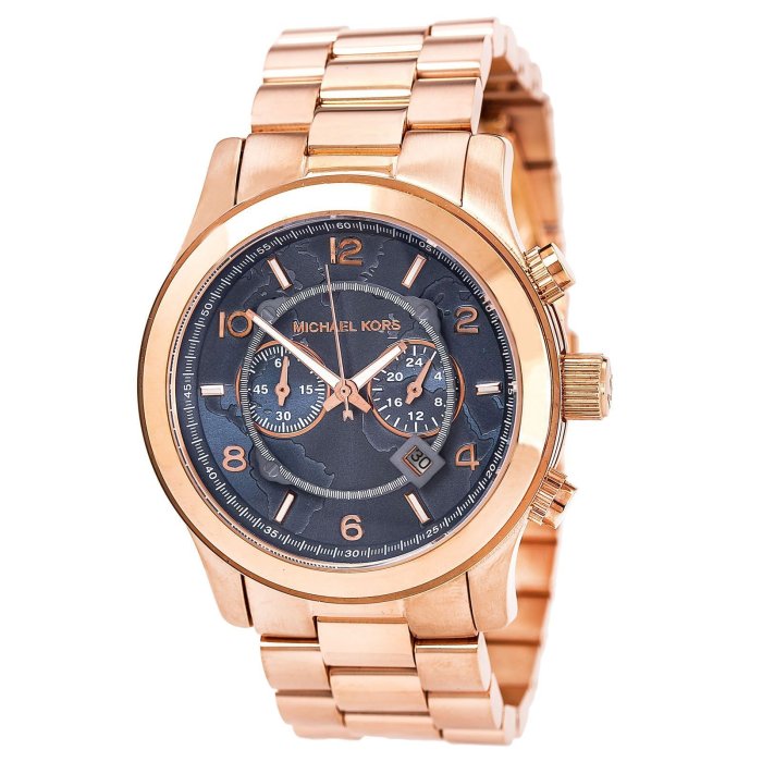 全新正品 Michael Kors MK8358 玫瑰金現貨 Hunger Stop 100 Series 男錶 MK