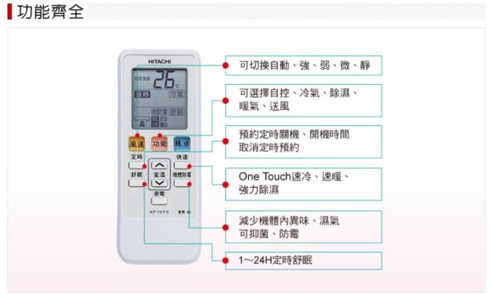 《三禾影》HITACHI 日立 RA-40HV1 冷暖窗型變頻冷氣(雙吹)【另有RA-40NV1 日本壓縮機】