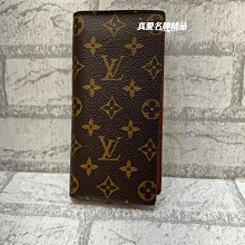 《真愛名牌精品》LV M66540 BRAZZA 原花 12卡 對折長夾  *85成新*(64814)