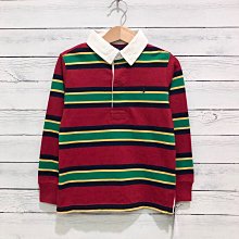 Maple麋鹿小舖 美國購買 童裝品牌POLO RALPH LAUREN 男童條紋款長袖POLO衫＊(現貨3T/4T )