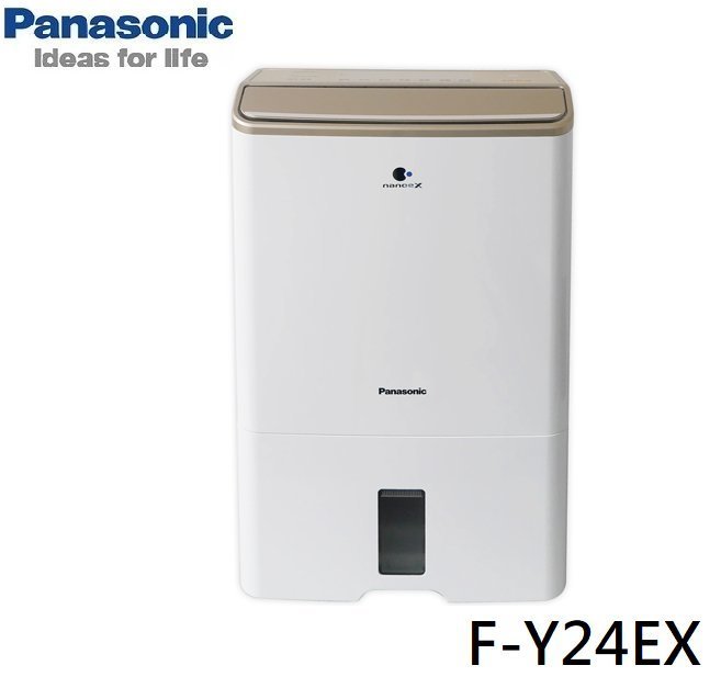 ☎『可申請貨物稅1200→私訊更優惠』Panasonic國際牌【F-Y24EX】12公升ECONAVI空氣清淨除濕機/一級效能