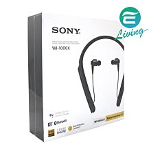 【易油網】SONY WI-1000X 智慧降噪藍牙無線頸掛入耳式耳機 (黑色) #906150