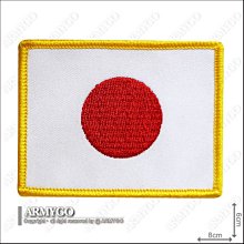 【ARMYGO】日本國旗 (6x8公分)