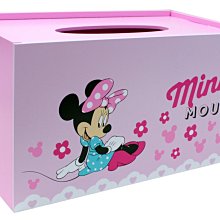 小花花日本精品♥ Hello Kitty 米妮  面紙盒 抽取式衛生紙盒  粉色坐姿33144405