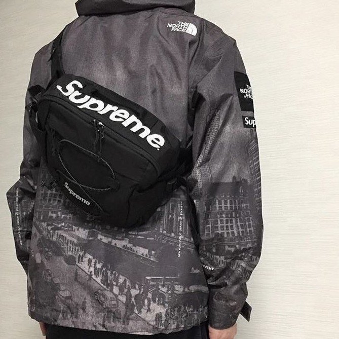 supreme包斜挎包腰包17ss 42th Waist Bag 大logo 錢包單肩胸包| Yahoo