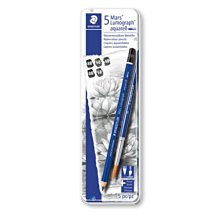 【紙百科】德國進口 STAEDTLER 施德樓水性素描鉛筆 100A G6/水墨鉛筆