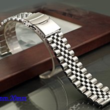 【時間探索】全新 不鏽鋼實心五珠摺疊扣-金屬錶帶 ( 22mm.20mm )