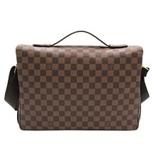 LV 路易威登 N42270 棕色 棋盤格 斜挎包  PVC 日本現貨 包郵包稅 9.5成新【BRAND OFF】