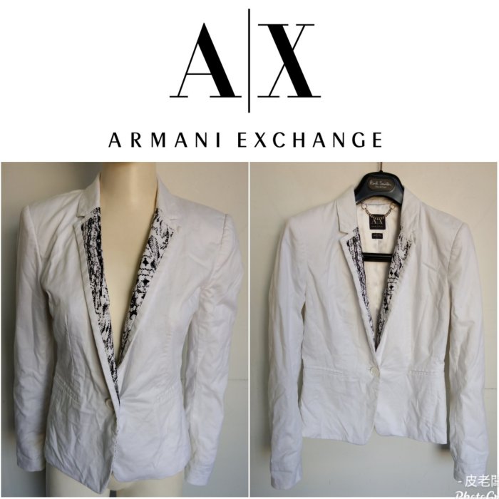 【皮老闆】二手真品 ARMANI EXCHANGE 西裝 外套 121