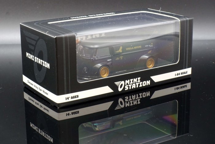 【MASH】現貨特價  Mini Station 1/64 VW T1 RWB Stella Artois