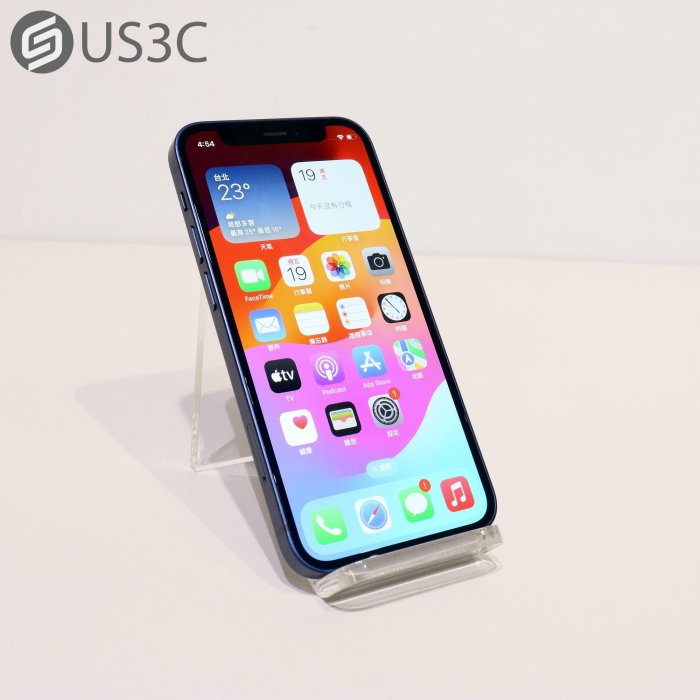 【US3C-青海店】台灣公司貨 Apple iPhone 12 mini 128G 藍色 Face ID 二手5G手機 UCare店保6個月