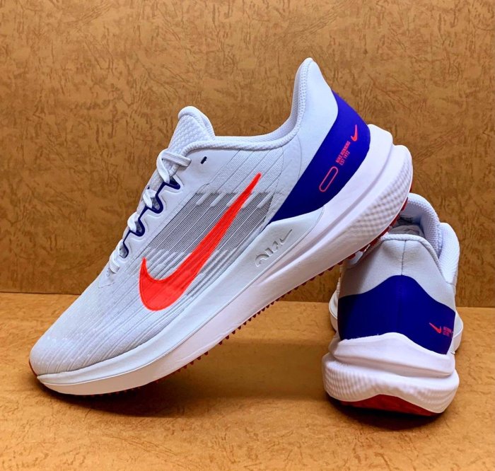 ✩Pair✩ NIKE WINFLO 9 男慢跑鞋 DD6203-006 底軟避震 透氣好穿 ZOOM氣墊 白 輕量