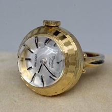 《寶萊精品》SEIKO 精工金白圓型指環手動女子錶