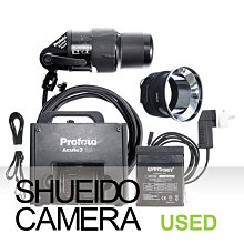 集英堂写真機【3個月保固】良品 PROFOTO ACUTE B 600 電源供應器 + 閃光燈頭 +充電電池 14725