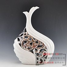 INPHIC-工藝品現代 裝飾品 陶瓷器黑白色花瓶 簡約歐式陶藝擺設