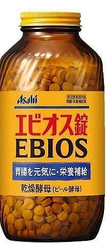 限時下殺 Asahi 朝日 EBIOS 啤酒酵母 愛表斯錠 1200錠 日本原裝進口【雅雅精選店】