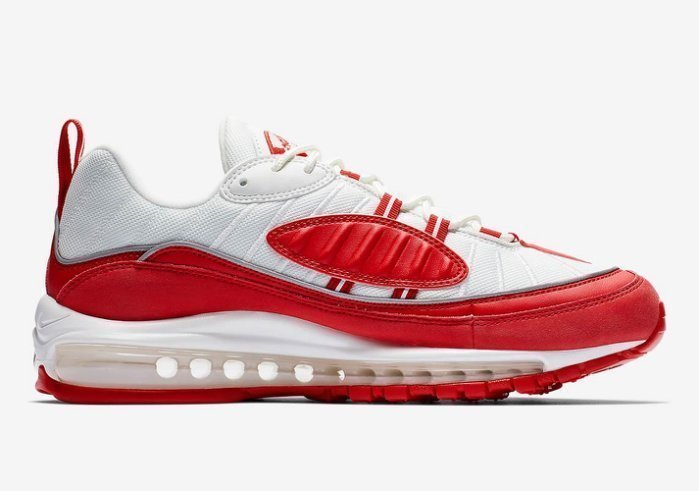 NIKE AIR MAX 98 UNIVERSITY RED 紅白 復古 休閒鞋 男女鞋 640744-602