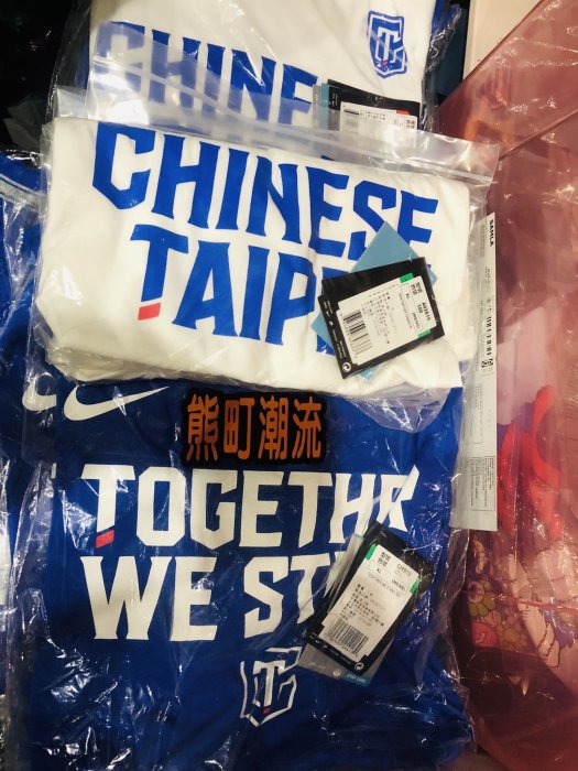 黑Ｌ全新正品 Nike Chinese Taipei Tee 台北T 中華台北 白 AO2619-100 474