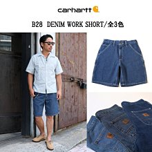 南◇2021 1月 Carhartt B28  Denim Work Short 畫家褲 工裝短褲 牛仔短褲 單寧短褲