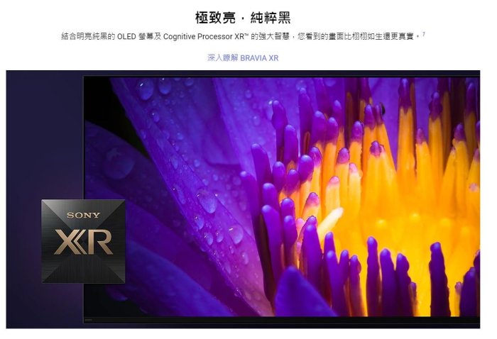 【裕成電器‧來電最便宜】SONY 55吋OLED 4K聯網液晶顯示器 XRM-55A80L 另售 XRM-65A95K