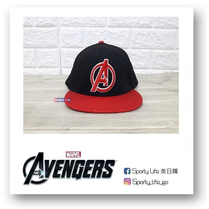 【SL美日購】Avengers Flat Peak Cap Mens 復仇者聯盟帽子漫威 DC  老帽  遮陽帽 潮帽