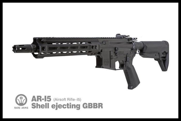 Speed千速(^_^)全新 II RARE ARMS AR-15 三代 拋殼 GBB 瓦斯步槍