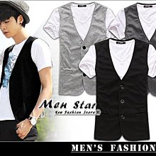 【Men Star】免運費 韓版百搭高質棉西裝背心 / 西裝背心 男 女 / 媲美 stage uniqlo lativ