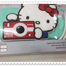 ♥小花花日本精品♥ Hello Kitty 矽膠相機造型手機殼 大臉造型 蒂芬妮綠 另有其他型號 00416207