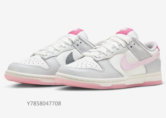 Nike Dunk Low 520情人節 粉白 鴛鴦勾 經典 滑板鞋 FN3451-161[上井正品折扣店]