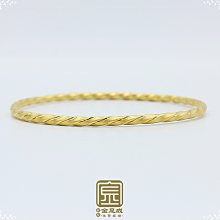 黃金手環【刻畫情緣】硬金、時尚金品、結婚送禮、經典百搭、吋85、情人節送禮、純金9999手環【北投】金足成