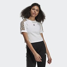 限時特價 南◇2021 6月 ADIDAS ORIGINALS ISC 短袖上衣 HB4754 白 豹紋 短版 短TEE